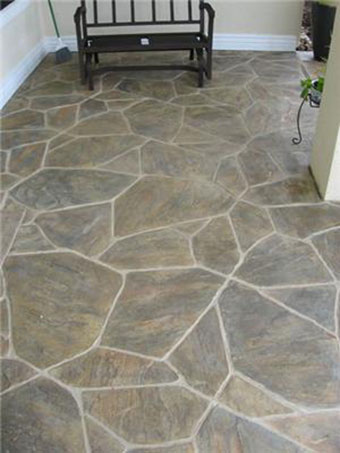 Top 23 Stamped Concrete Designs - Stamped Concrete Patio Flagstone Look