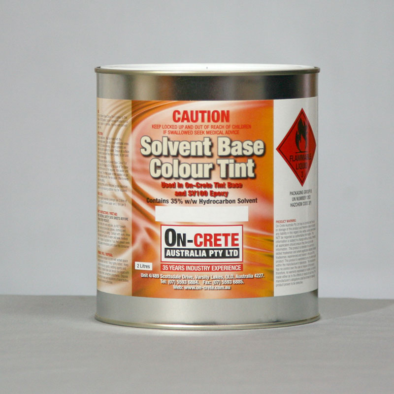 Solvent Base Tint